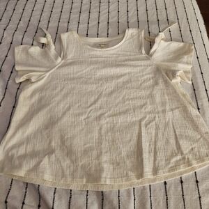 Madewell Cold Shoulder Top